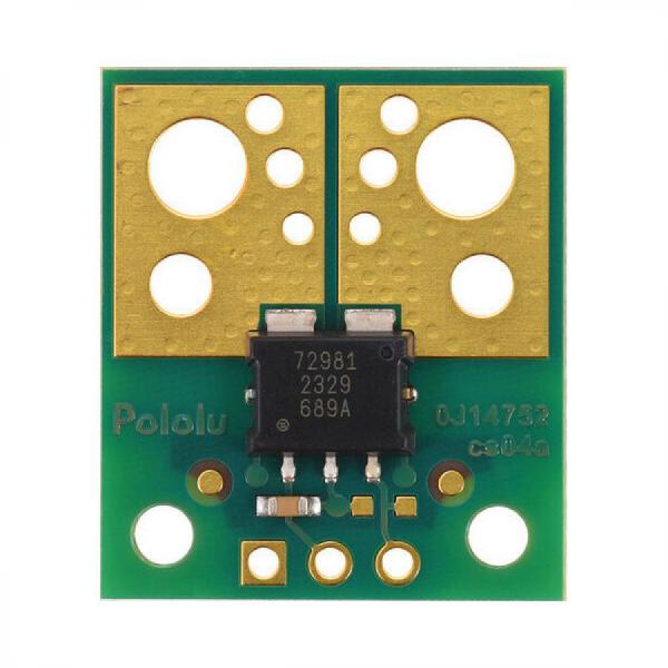 디바이스마트,MCU보드/전자키트 > 센서모듈 > 전압/전류센서,Pololu,ACS72981KLRATR-150B3 Current Sensor Compact Carrier -150A to +150A, 3.3V #5257,범위 : ±150A (양방향) / 낮은 저항(~0.2 mΩ) / 전원 전압 : 3.0V ~ 3.6V / 감도 : 8.8mV/A / 영점 : 1.65V / 응답 시간 : 2µs 미만 / 크기 : 0.7x0.8