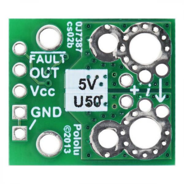 디바이스마트,MCU보드/전자키트 > 센서모듈 > 전압/전류센서,Pololu,ACS71240KEXBLT-050U5 Current Sensor Carrier 0A to 50A, 5V #5246,범위 : 0-50A(단방향) / 낮은 저항(~0.6 mΩ) / 전원 전압 : 4.5V ~ 5.5V / 감도 : 80mV/A / 영점 : 0.5V / 응답 시간 : 5µs 미만