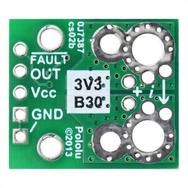 디바이스마트,MCU보드/전자키트 > 센서모듈 > 전압/전류센서,Pololu,ACS71240KEXBLT-030B3 Current Sensor Carrier -30A to +30A, 3.3V #5241,범위 : ±30A (양방향) / 낮은 저항(~0.6 mΩ) / 전원 전압 : 3.0V ~ 3.6V / 감도 : 44mV/A / 영점 : 1.65V / 응답 시간 : 5µs 미만
