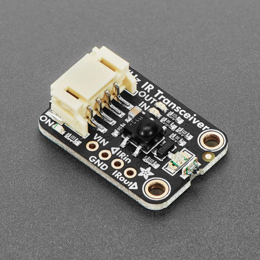 Adafruit Infrared IR Remote Transceiver - STEMMA JST PH 2mm - 940nm Emitter + 38KHz Receiver [ada-5990]