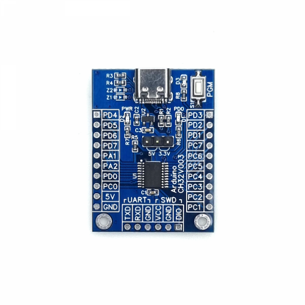 디바이스마트,오픈소스/코딩교육 > 아두이노 > 기타모듈,한진데이타,초저가형 RISC-V MCU CH32V003 아두이노 모듈(P0912-5),초저가 MCU CH32V003 개발보드 / 아두이노 부트로드 탑재 / 별도의 외부 프로그래머 없이 USB를 통해 직접 업로드 가능