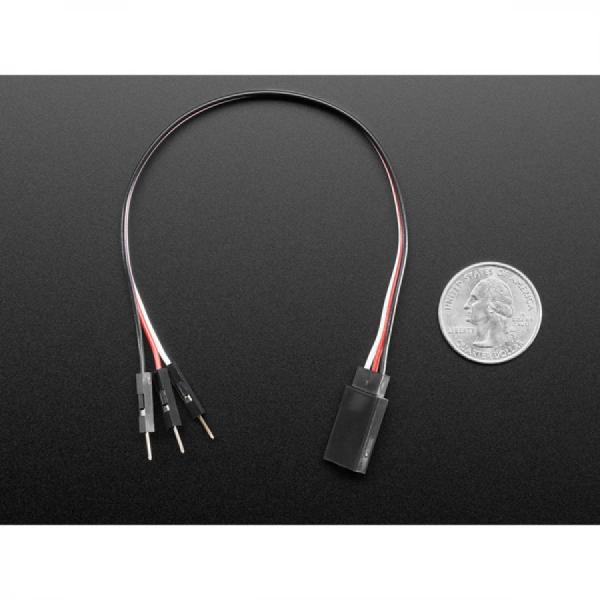 디바이스마트,케이블/전선 > 점퍼/하네스/악어/바나나 > 점퍼 와이어/케이블,Adafruit,Shrouded Servo to Premium Male Jumper Wires Cable - 17cm long [ada-5515],덮개가 있는 수 커넥터 + 점퍼 와이어 / 크기 : 17cm/~6.7인치 / 26 AWG 전선