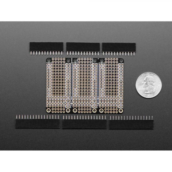 디바이스마트,커넥터/PCB > PCB기판/관련상품 > 특수기판 > 특수제작 PCB,Adafruit,FeatherWing Tripler Mini Kit - Prototyping Add-on For Feathers [ada-3417],Feather 보드에 대한 프로토타입 추가 / 3개의 브레이크아웃 + 여러개의 그리드 Proto 홀