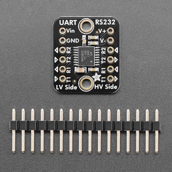 디바이스마트,MCU보드/전자키트 > 개발용 장비 > USB/RS232/RS485 컨버터,Adafruit,Adafruit RS232 Pal - Two Channel UART to RS-232 Level Shifters - MAX3232E [ada-5987],2중 채널 제공 및 저비용 브레이크아웃 보드에서 고/음 전압 생성 모두 처리 / 3V~5.5V VCC 공급으로 작동