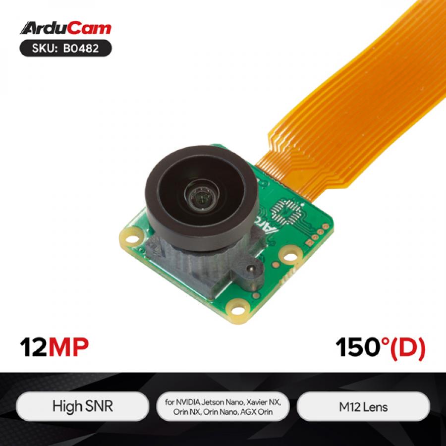 12MP IMX708 Wide Angle Camera Module for NVIDIA Jetson Orin NX, Orin Nano, AGX Orin [B0482]