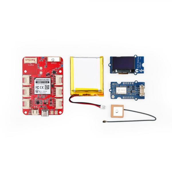 디바이스마트,오픈소스/코딩교육 > 아두이노 > 아두이노 호환보드,Seeedstudio,Meshtastic용 Wio Tracker 1110 개발 키트 [E24070201],Meshtastic용 Wio Tracker 1110 개발 보드 + Grove - OLED 디스플레이 0.96"1 + 그로브 - GPS (Air530)1 / 아두이노 호환
