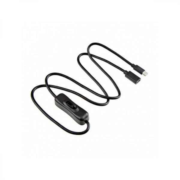 디바이스마트,케이블/전선 > USB 케이블 > 데이터케이블(MM) > 멀티/기타규격,SparkFun,USB-C Extension Cable with Power Switch - 1m [CAB-25579],데이터 전송 및 전원 전환 / 길이 : 1m / V bus 전원 전환