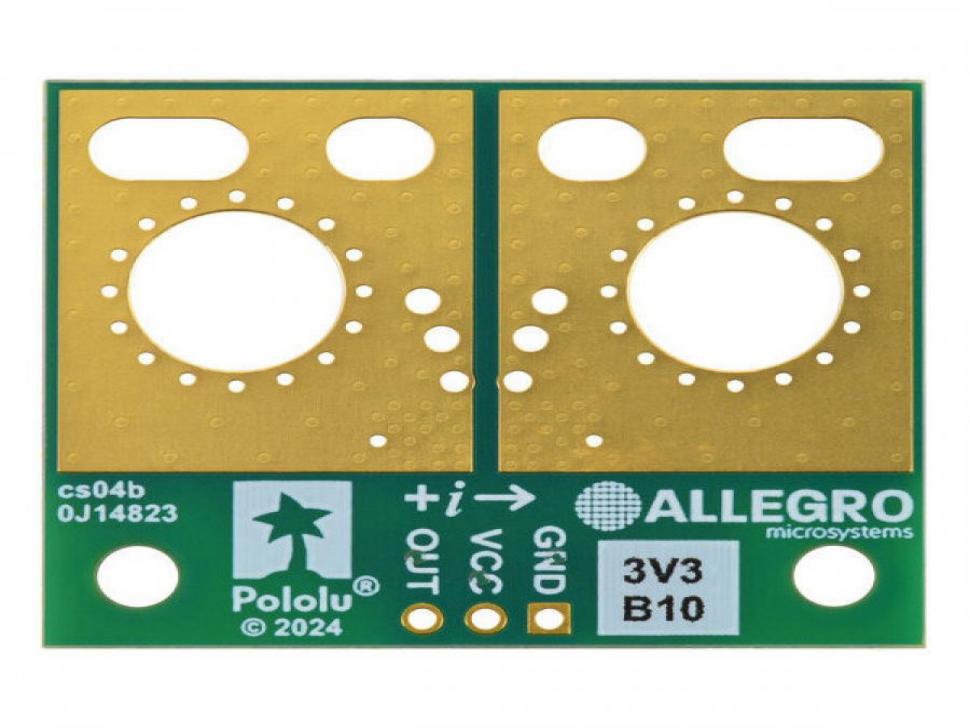 디바이스마트,MCU보드/전자키트 > 센서모듈 > 전압/전류센서,Pololu,ACS72981LLRATR-100B3 Current Sensor Large Carrier -100A to +100A, 3.3V #5273,범위 : ±100A (양방향) / 낮은 저항(~0.2 mΩ) / 전원 전압 : 3.0V ~ 3.6V / 감도 : 13.2mV/A / 영점 : 1.65V / 크기 : 1.4x1.2
