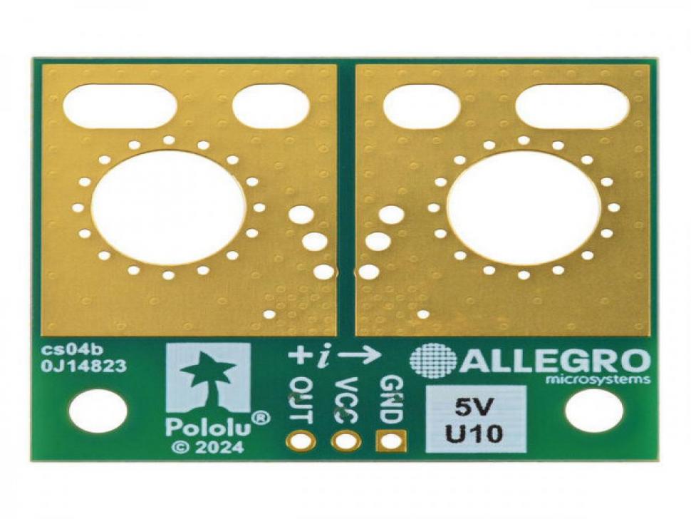 디바이스마트,MCU보드/전자키트 > 센서모듈 > 전압/전류센서,Pololu,ACS72981LLRATR-100U5 Current Sensor Large Carrier 0A to 100A, 5V #5276,범위 : 0-100A(단방향) / 낮은 저항(~0.2 mΩ) / 전원 전압 : 4.5V ~ 5.5V / 감도 : 40mV/A / 영점 : 0.5V / 크기 : 1.4x1.2