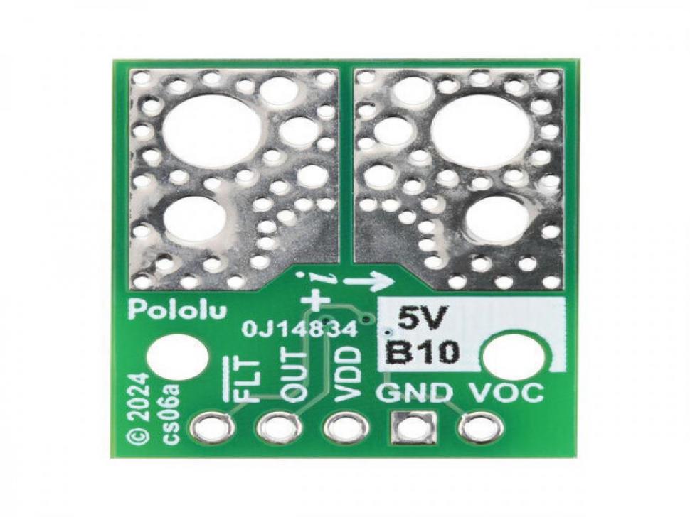 디바이스마트,MCU보드/전자키트 > 센서모듈 > 전압/전류센서,Pololu,ACS37220LEZATR-100B5 Current Sensor Compact Carrier -100A to +100A, 5V #5292,범위 : ±100A (양방향) / 낮은 저항(~0.1 mΩ) / 전원 전압 : 4.5V ~ 5.5V / 감도 : 20mV/A / 영점 : 2.5V / PCB 레이어 : 2