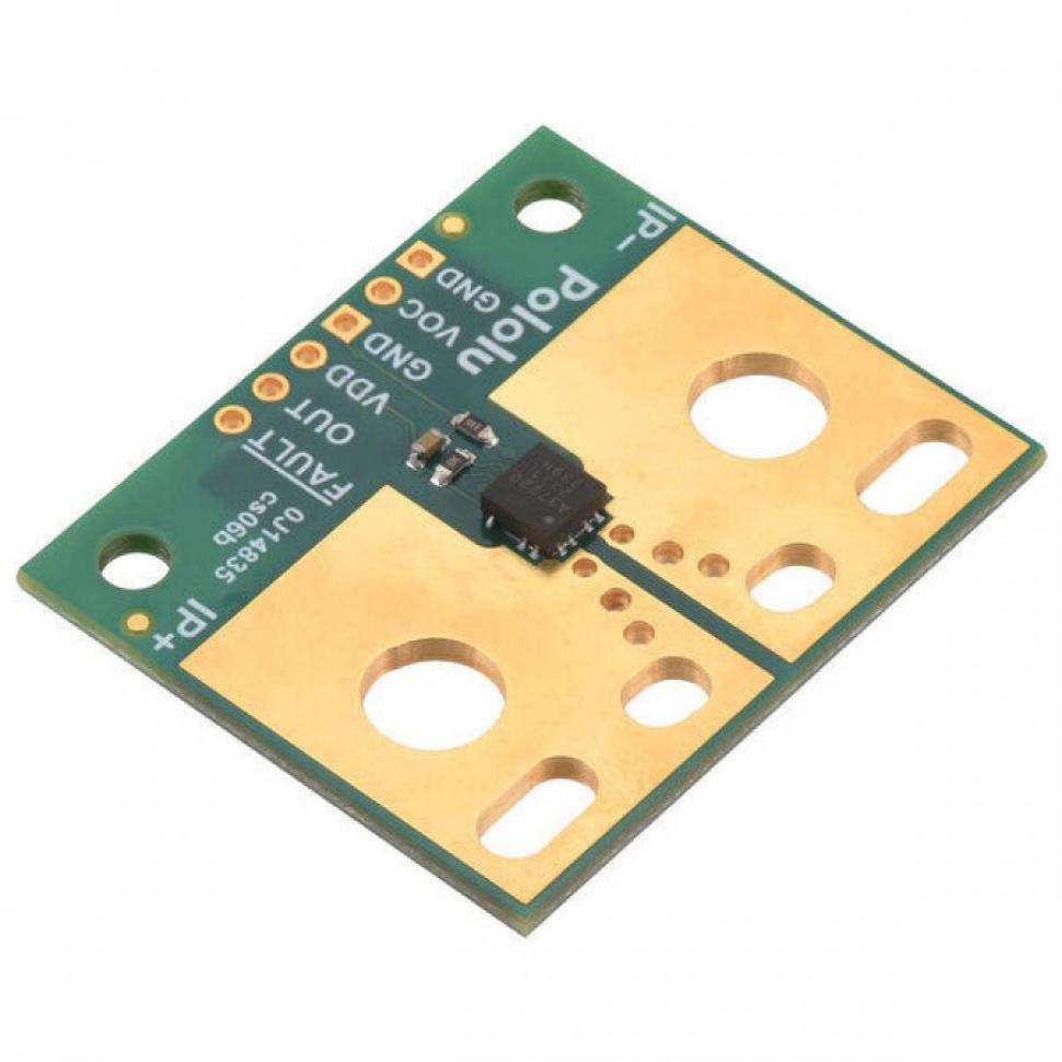 디바이스마트,MCU보드/전자키트 > 센서모듈 > 전압/전류센서,Pololu,ACS37220LEZATR-100B5 Current Sensor Large Carrier -100A to +100A, 5V #5297,범위 : ±100A (양방향) / 낮은 저항(~0.1 mΩ) / 전원 전압 : 4.5V ~ 5.5V / 감도 : 20mV/A / 영점 : 2.5V / 크기 : 1.4x1.2 / PCB 레이어 : 6