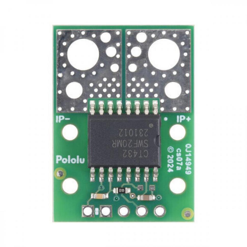 디바이스마트,MCU보드/전자키트 > 센서모듈 > 전압/전류센서,Pololu,CT432-HSWF20MR TMR Current Sensor Compact Carrier -20A to +20A, 5V #5300,범위 : ±200A (양방향) / 낮은 노이즈 및 높은 1MHZ 대역폭 / 전원 전압 : 4.7V ~ 5.5V / 감도 : 100mV/A 영점 : 2.5V / 크기 : 0.8x1.1 / PCB 레이어 : 2