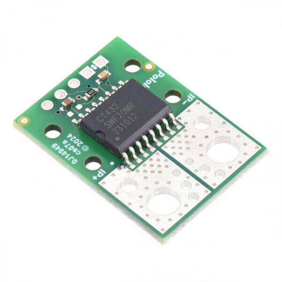 디바이스마트,MCU보드/전자키트 > 센서모듈 > 전압/전류센서,Pololu,CT432-HSWF20MR TMR Current Sensor Compact Carrier -20A to +20A, 5V #5300,범위 : ±200A (양방향) / 낮은 노이즈 및 높은 1MHZ 대역폭 / 전원 전압 : 4.7V ~ 5.5V / 감도 : 100mV/A 영점 : 2.5V / 크기 : 0.8x1.1 / PCB 레이어 : 2