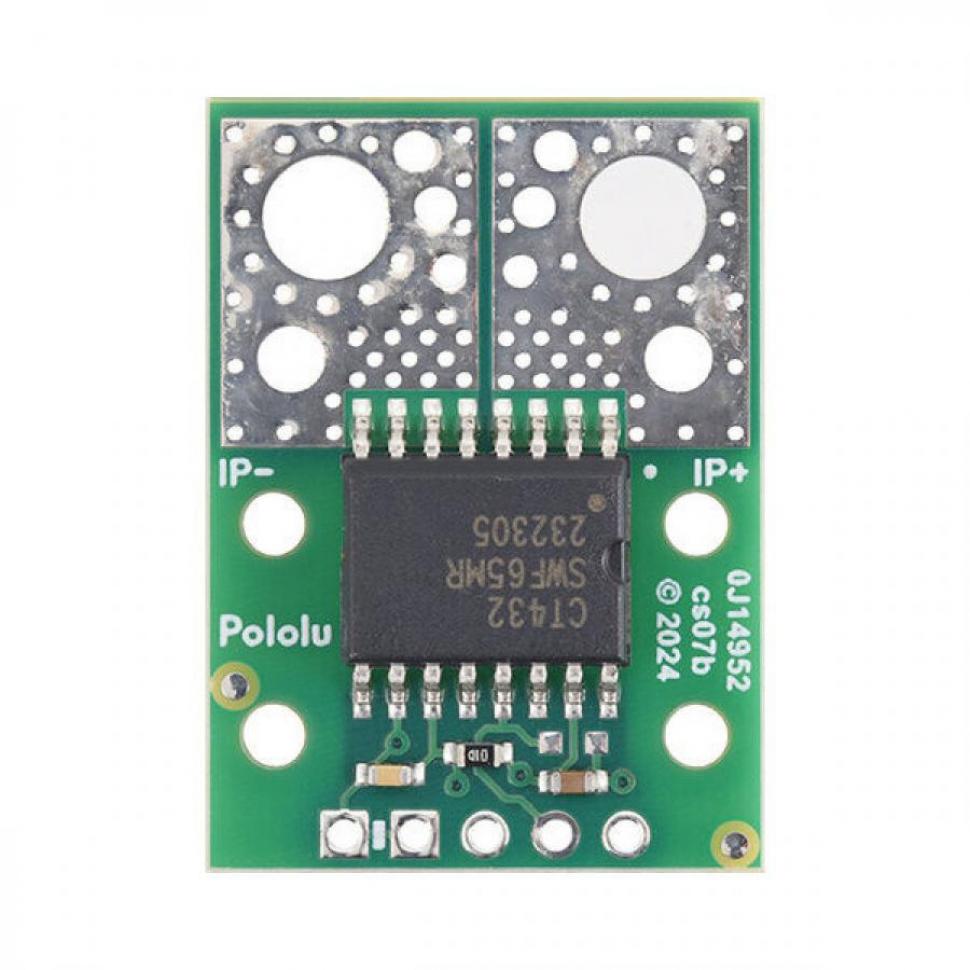 디바이스마트,MCU보드/전자키트 > 센서모듈 > 전압/전류센서,Pololu,CT432-HSWF65MR TMR Current Sensor Compact Carrier -65A to +65A, 5V #5303,범위 : ±65A (양방향) / 낮은 노이즈 및 높은 1MHZ 대역폭 / 전원 전압 : 4.7V ~ 5.5V / 감도 : 30.8mV/A 영점 : 2.5V / 크기 : 0.8x1.1 / PCB 레이어 : 4