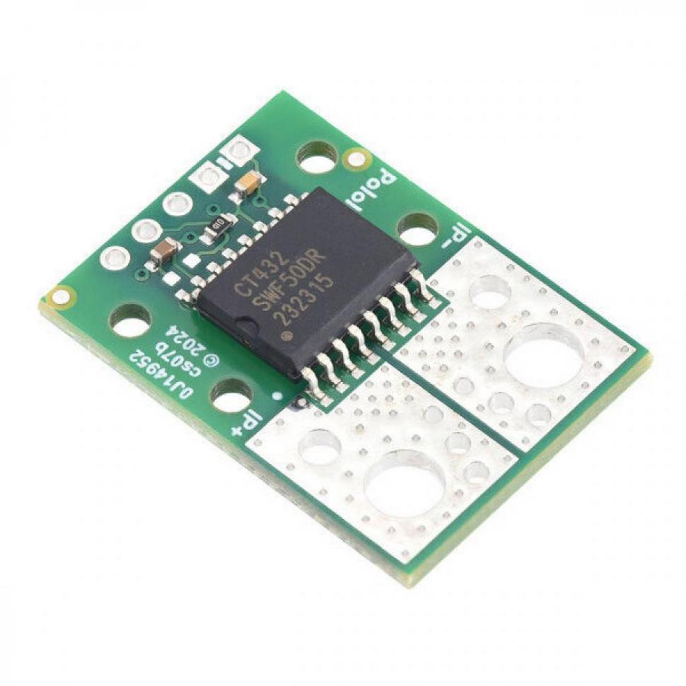 디바이스마트,MCU보드/전자키트 > 센서모듈 > 전압/전류센서,Pololu,CT432-HSWF50DR TMR Current Sensor Compact Carrier 0A to 50A, 5V #5306,범위 : 0-50A(단방향) / 낮은 노이즈 및 높은 1MHZ 대역폭 / 전원 전압 : 4.7V ~ 5.5V / 감도 : 80mV/A 영점 : 0.5V / 크기 : 0.8x1.1 / PCB 레이어 : 4