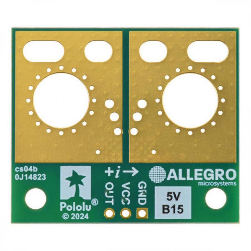 디바이스마트,MCU보드/전자키트 > 센서모듈 > 전압/전류센서,Pololu,ACS72981KLRATR-150B5 Current Sensor Large Carrier -150A to +150A, 5V #5278,범위 : ±150A (양방향) / 낮은 저항(~0.2 mΩ) / 전원 전압 : 4.5V ~ 5.5V / 감도 : 13.3mV/A / 영점 : 2.5V / 크기 : 1.4x1.2