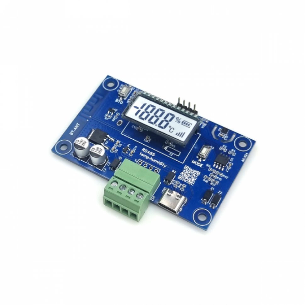 디바이스마트,LED/LCD > LCD 캐릭터/그래픽 > 세그먼트 LCD,한진데이타,RS485 or TTL-UART 지원 온/습도 LCD 표시 모듈(P3471-3),SHT-30 고기능 온/습도 센서가 내장되어 LCD 화면에 표시되며 RS485 통신 ASCII/ 모드 버스(MODBUS) 2가지 모드가 지원 됩니다.