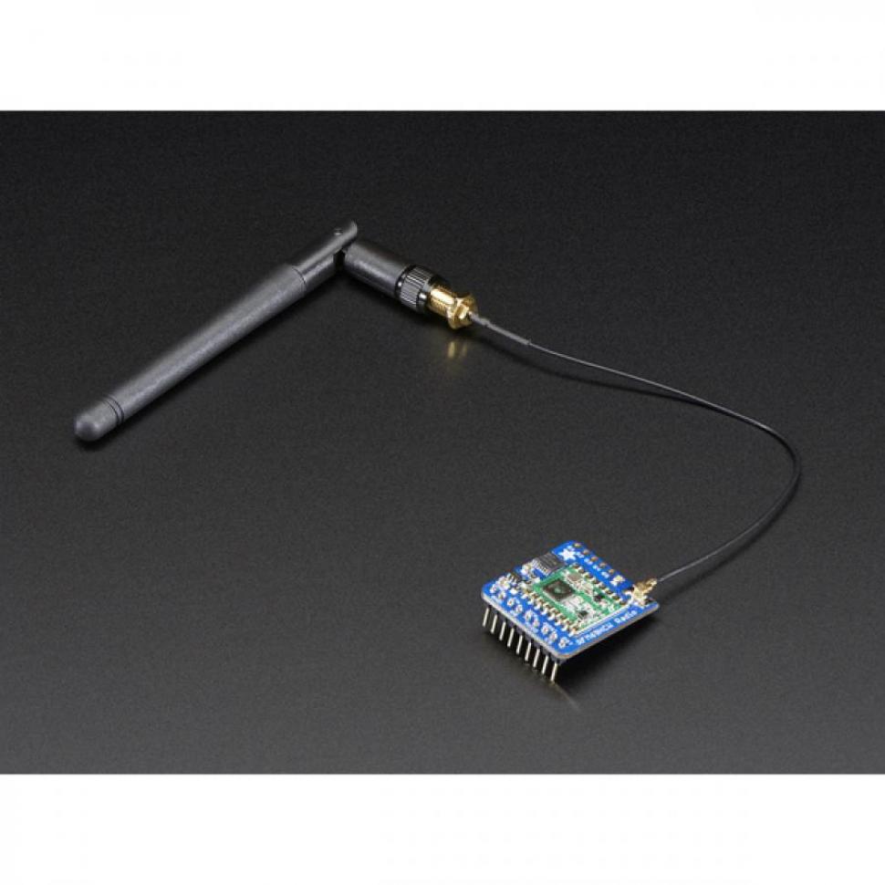 디바이스마트,MCU보드/전자키트 > 통신/네트워크 > RF/LoRa,Adafruit,Adafruit RFM95W LoRa Radio Transceiver Breakout - 868 or 915 MHz - RadioFruit [ada-3072],장거리 데이터 전송 / 900MHz 무선 버전 / SPI 인터페이스가 있는 SX1276 LoRa® 기반 모듈