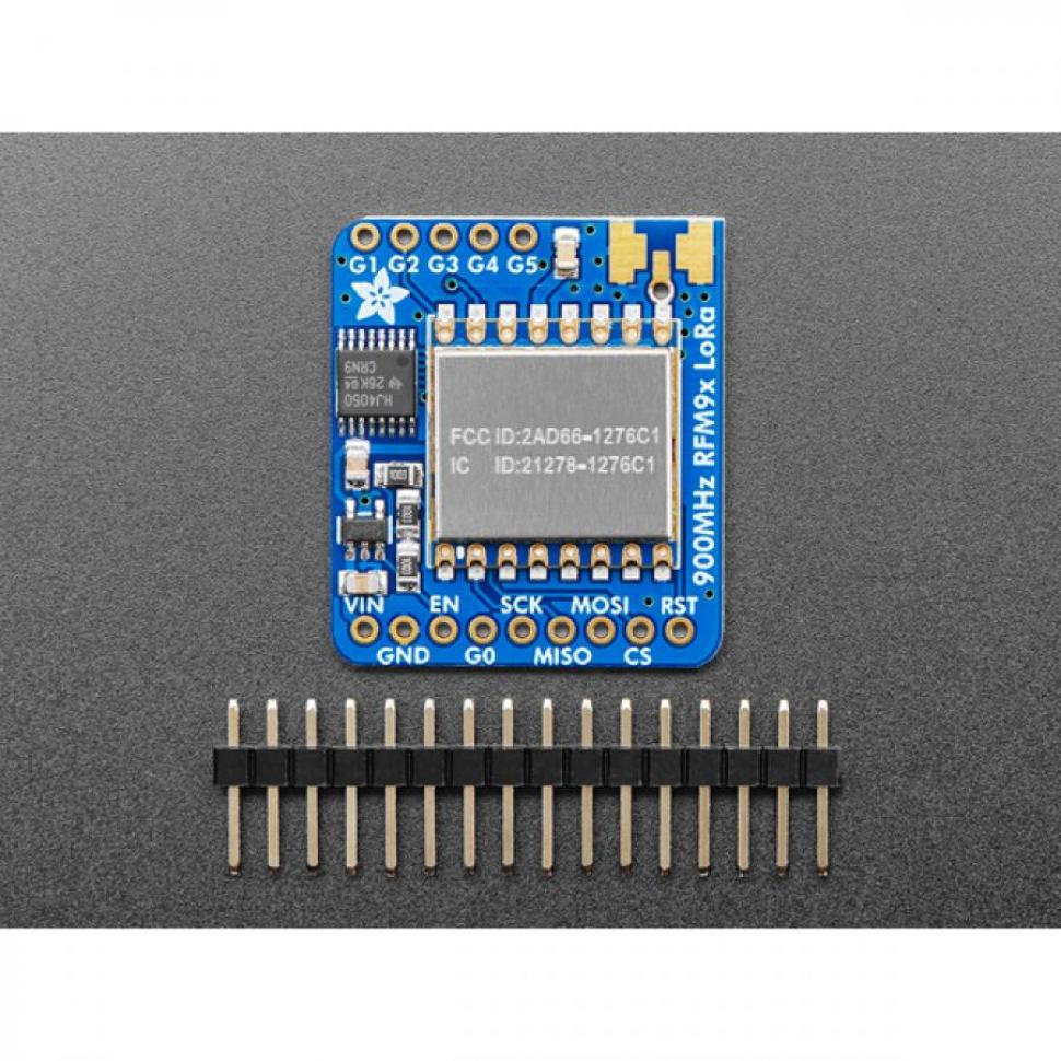 디바이스마트,MCU보드/전자키트 > 통신/네트워크 > RF/LoRa,Adafruit,Adafruit RFM95W LoRa Radio Transceiver Breakout - 868 or 915 MHz - RadioFruit [ada-3072],장거리 데이터 전송 / 900MHz 무선 버전 / SPI 인터페이스가 있는 SX1276 LoRa® 기반 모듈