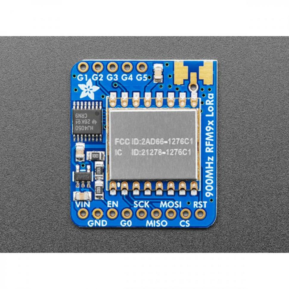 디바이스마트,MCU보드/전자키트 > 통신/네트워크 > RF/LoRa,Adafruit,Adafruit RFM95W LoRa Radio Transceiver Breakout - 868 or 915 MHz - RadioFruit [ada-3072],장거리 데이터 전송 / 900MHz 무선 버전 / SPI 인터페이스가 있는 SX1276 LoRa® 기반 모듈