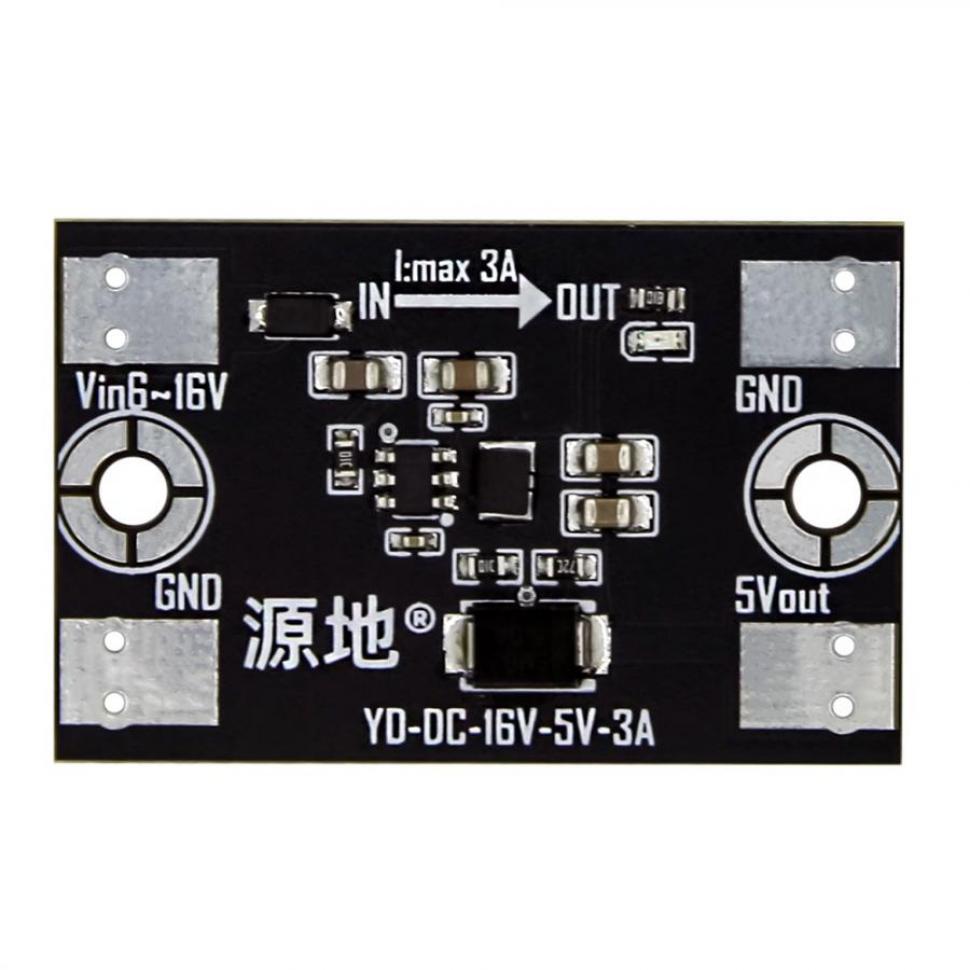 디바이스마트,MCU보드/전자키트 > 전원/신호/저장/응용 > 레벨컨버터/전압관리,VCC-GND Studio,DC-DC 5V 고전압 스탭 다운 컨버터 [VND044],6V~60V to 5V 3A(max) / 벅(buck) 컨버터 / 442khz