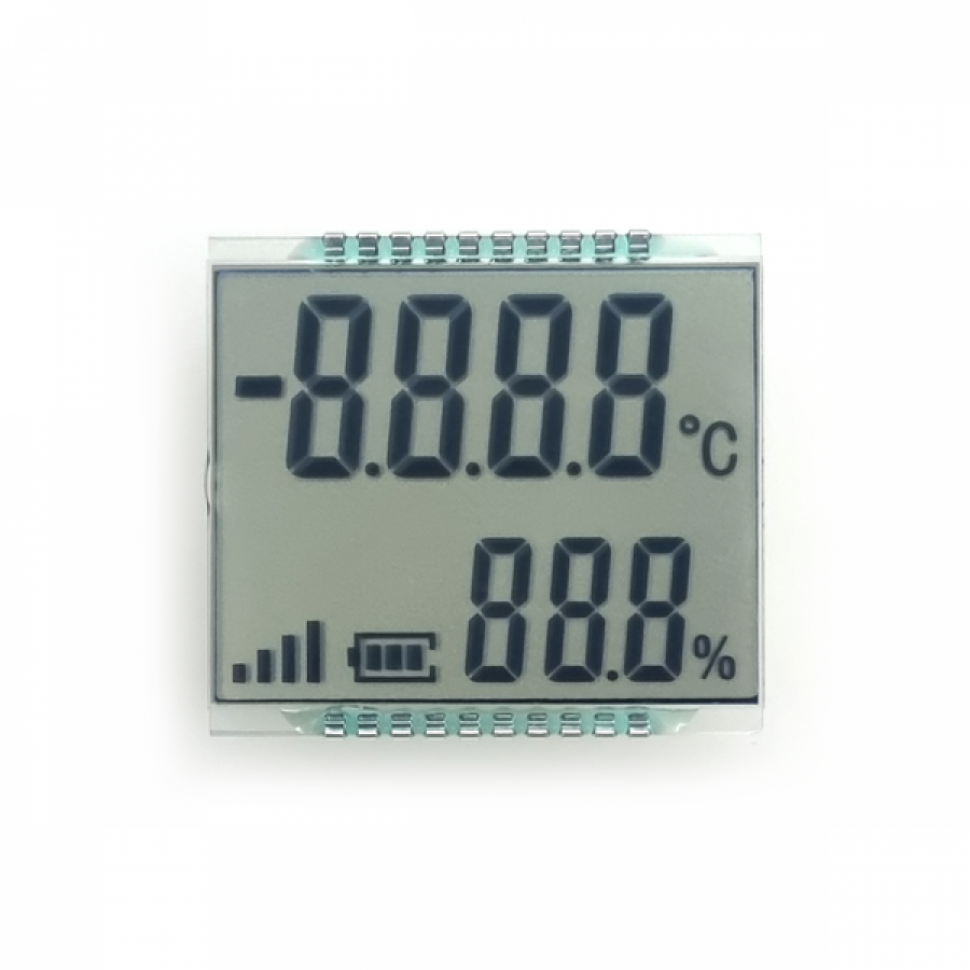 디바이스마트,LED/LCD > LCD 캐릭터/그래픽 > 세그먼트 LCD,한진데이타,LCD 세그먼트 [HD429]  (P0144-2),3 1/2 digit 세그먼트 LCD로  온도, 습도, 무선, 배터리 표시가 가능합니다.