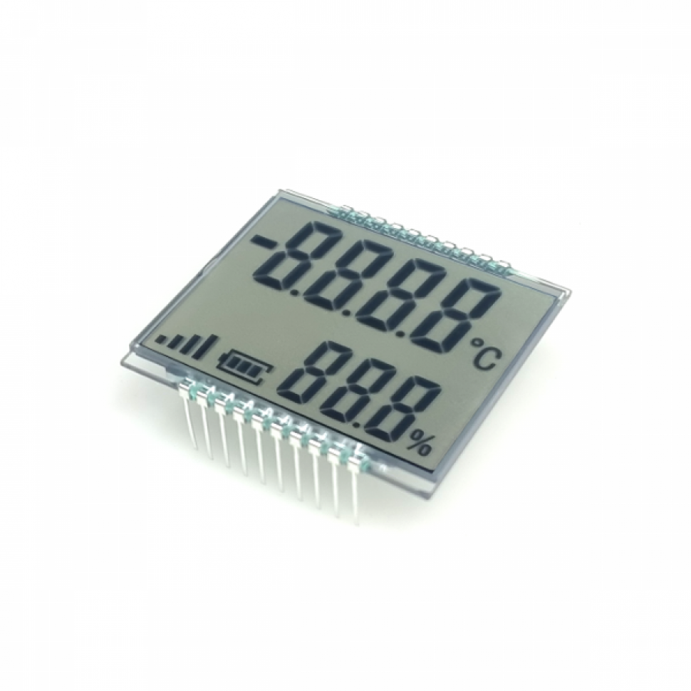 디바이스마트,LED/LCD > LCD 캐릭터/그래픽 > 세그먼트 LCD,한진데이타,LCD 세그먼트 [HD429]  (P0144-2),3 1/2 digit 세그먼트 LCD로  온도, 습도, 무선, 배터리 표시가 가능합니다.