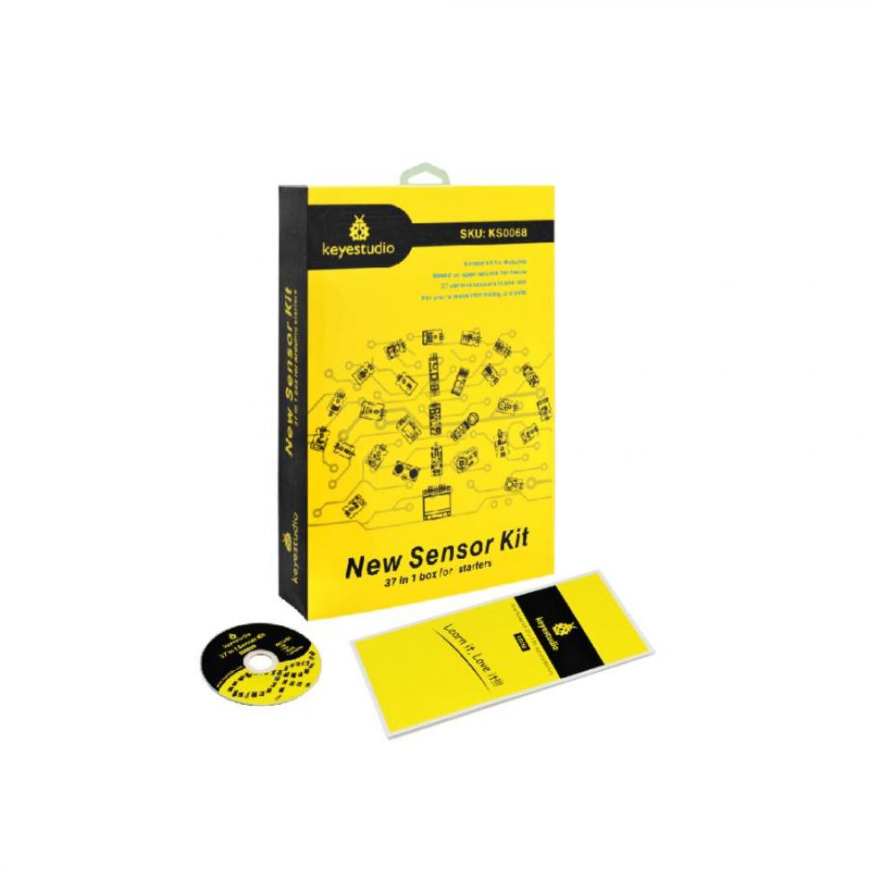 디바이스마트,오픈소스/코딩교육 > 아두이노 > 아두이노 교육용키트,keyestudio,아두이노 37종 센서키트 [KS0068],제어 인터페이스: 디지털 / 작동 전압: DC 3.3-5V / 핀 피치: 2.54mm / LED 색상: 흰색