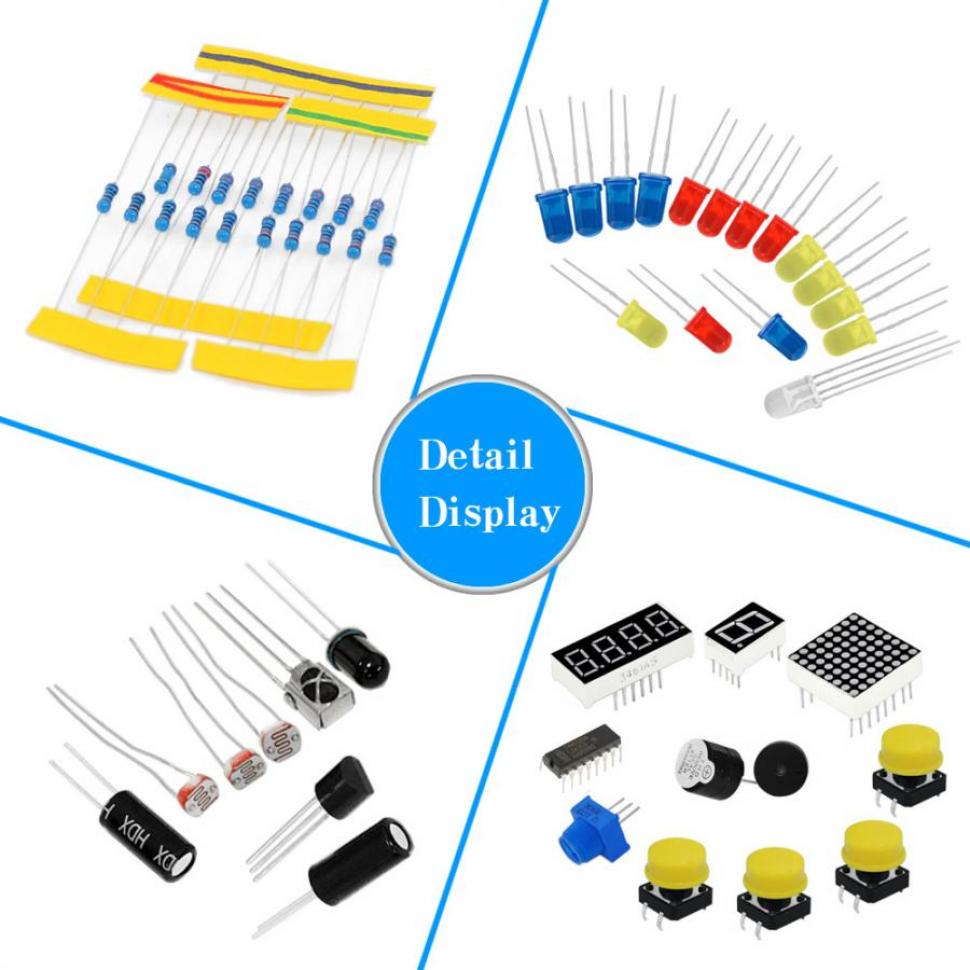 디바이스마트,오픈소스/코딩교육 > 아두이노 > 아두이노 교육용키트,keyestudio,아두이노 우노 R3 기본 학습 키트 [KS0069],아두이노 기본 스타터 학습 키트