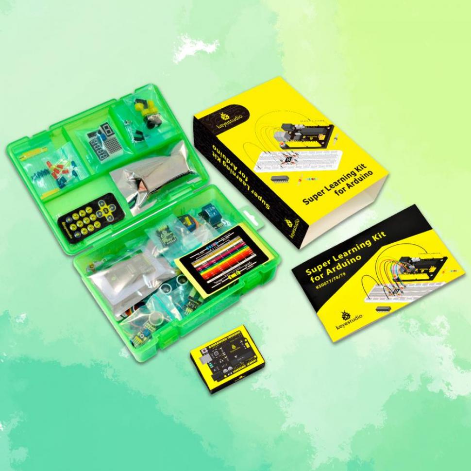 디바이스마트,오픈소스/코딩교육 > 아두이노 > 아두이노 교육용키트,keyestudio,아두이노 슈퍼 스타터 학습 키트 (우노 R3 포함) [KS0078],교육 슈퍼 스타터 키트 / 32개의 프로젝트 포함 / RFID, 온도 및 습도 모듈과 같은 일부 기능 모듈이 추가