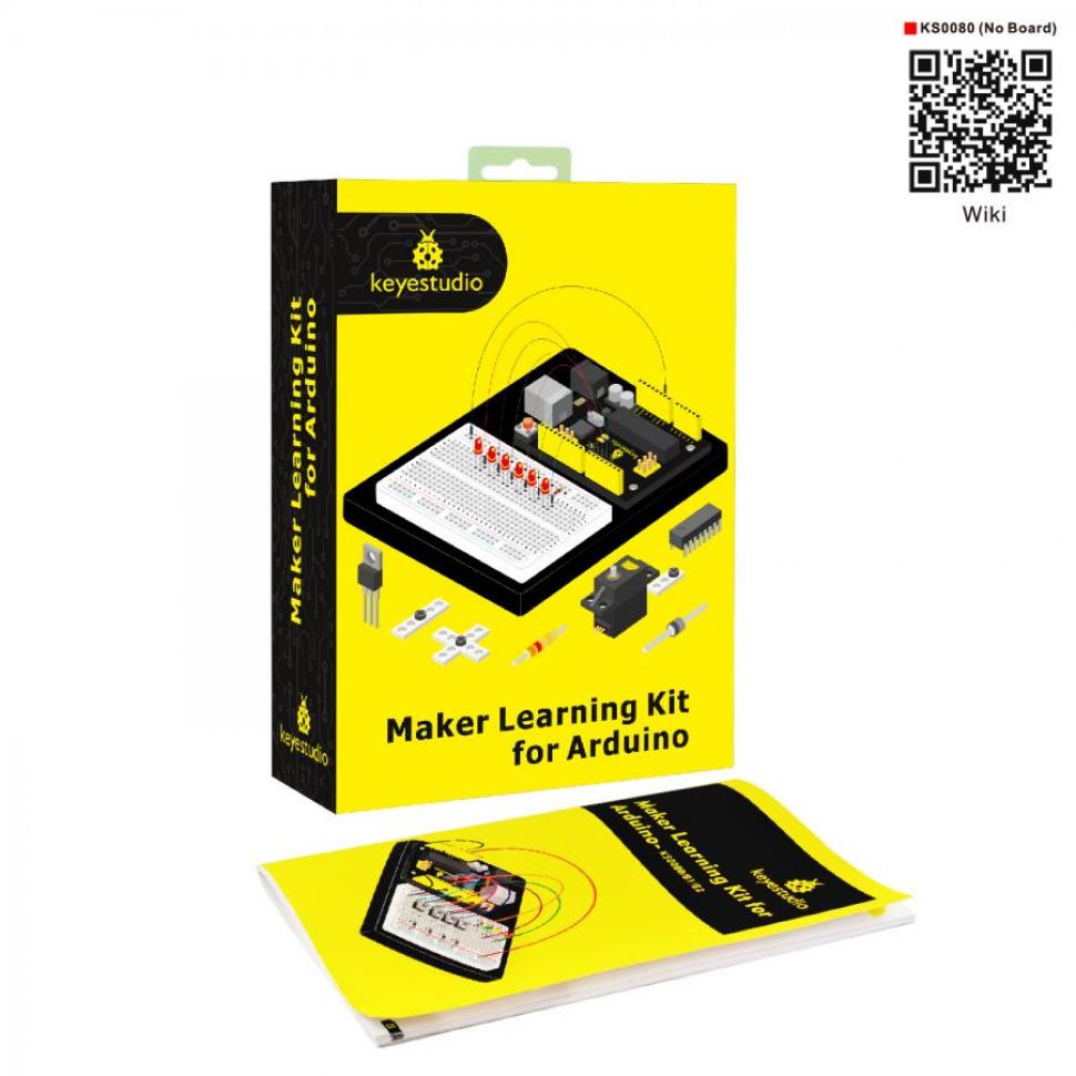 디바이스마트,오픈소스/코딩교육 > 아두이노 > 아두이노 교육용키트,keyestudio,아두이노 메이커 학습 스타터 키트 (우노 R3 미포함) [KS0080],메이커 학습 키트,스타터 키트 / 과학 실험을 위한 DIY 키트 / 전자, 물리학, 과학 지식 및 소프트웨어 프로그래밍을 배울 수 있습니다.