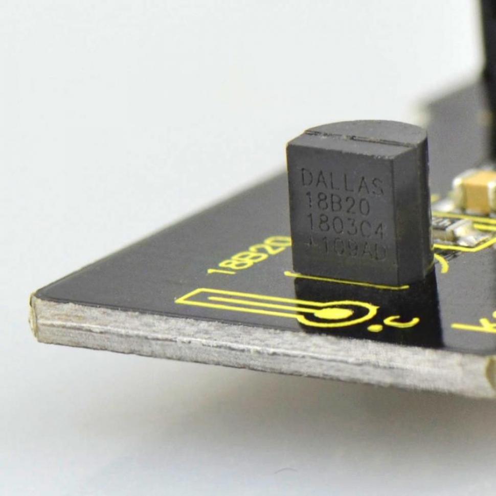 디바이스마트,오픈소스/코딩교육 > 아두이노 > 아두이노 센서모듈,keyestudio,아두이노 EASY PLUG - DS18B20 온도 센서 [KS0124],커넥터: Easy Plug / 공급 전압: 3.3V ~ 5V / 온도 범위: -55°C ~ +125°C / 인터페이스: 디지털 / 크기(mm): 38*20*18 / 무게: 4.4g