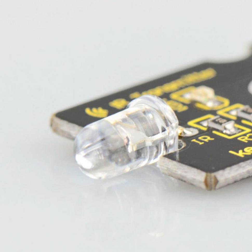 디바이스마트,오픈소스/코딩교육 > 아두이노 > 아두이노 센서모듈,keyestudio,아두이노 EASY PLUG - IR 적외선 송신기 모듈 [KS0126],전원 공급: 3-5V / 적외선 파장: 940mm / 적외선 방출 거리: 약 1.3m / 크기(mm): 44*20*18 / 무게: 4.5g