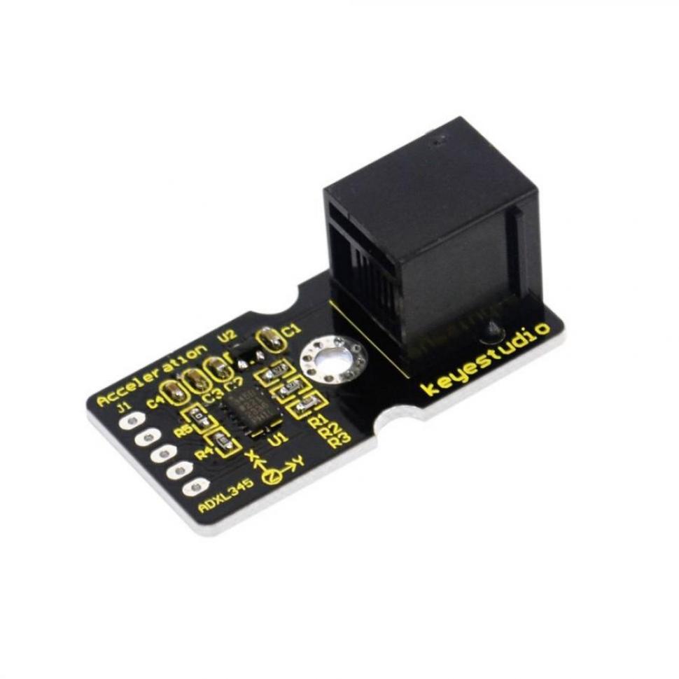 디바이스마트,오픈소스/코딩교육 > 아두이노 > 아두이노 센서모듈,keyestudio,아두이노 EASY PLUG - ADXL345 3축 가속도 센서 모듈 [KS0128],커넥터: Easy Plug / 작동 전압: 2.0-3.6V / 통신 인터페이스: I2C,SPI / 크기(mm): 41*20*18 / 무게: 4.6g