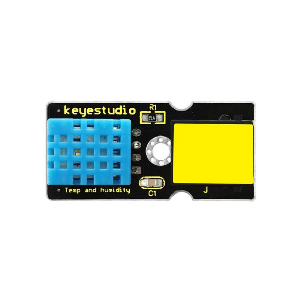 디바이스마트,오픈소스/코딩교육 > 아두이노 > 아두이노 센서모듈,keyestudio,아두이노 EASY PLUG - DHT11 온습도 센서 모듈 [KS0129],커넥터: Easy Plug / 공급 전압: 5V / 인터페이스: 디지털 / 크기(mm): 42*20*18 / 무게: 5.6g