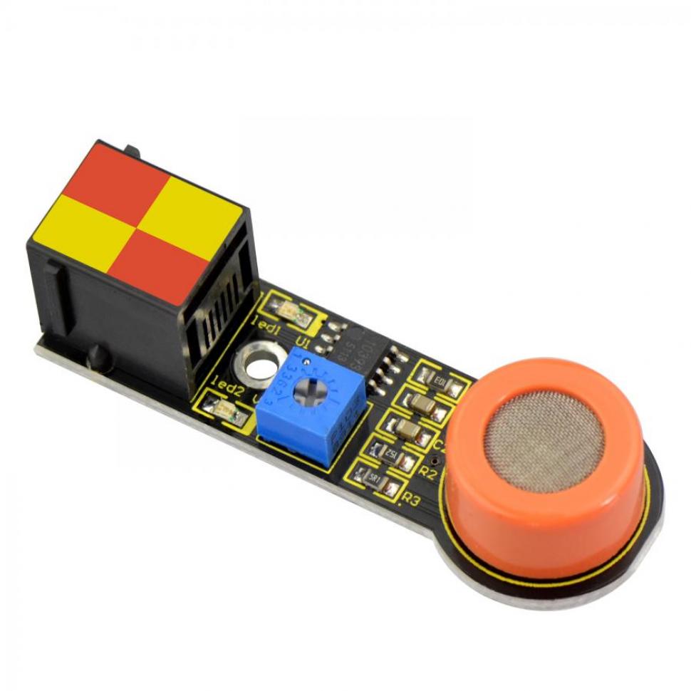 디바이스마트,오픈소스/코딩교육 > 아두이노 > 아두이노 센서모듈,keyestudio,아두이노 EASY PLUG - MQ-3 아날로그 알코올 센서 [KS0132],알코올 감지 , 호흡 분석기에 사용 / 커넥터: Easy Plug / 전원 공급: 5V / 센서 유형: 디지털 및 아날로그 / 크기(mm): 56*20*18 / 무게: 7.5g
