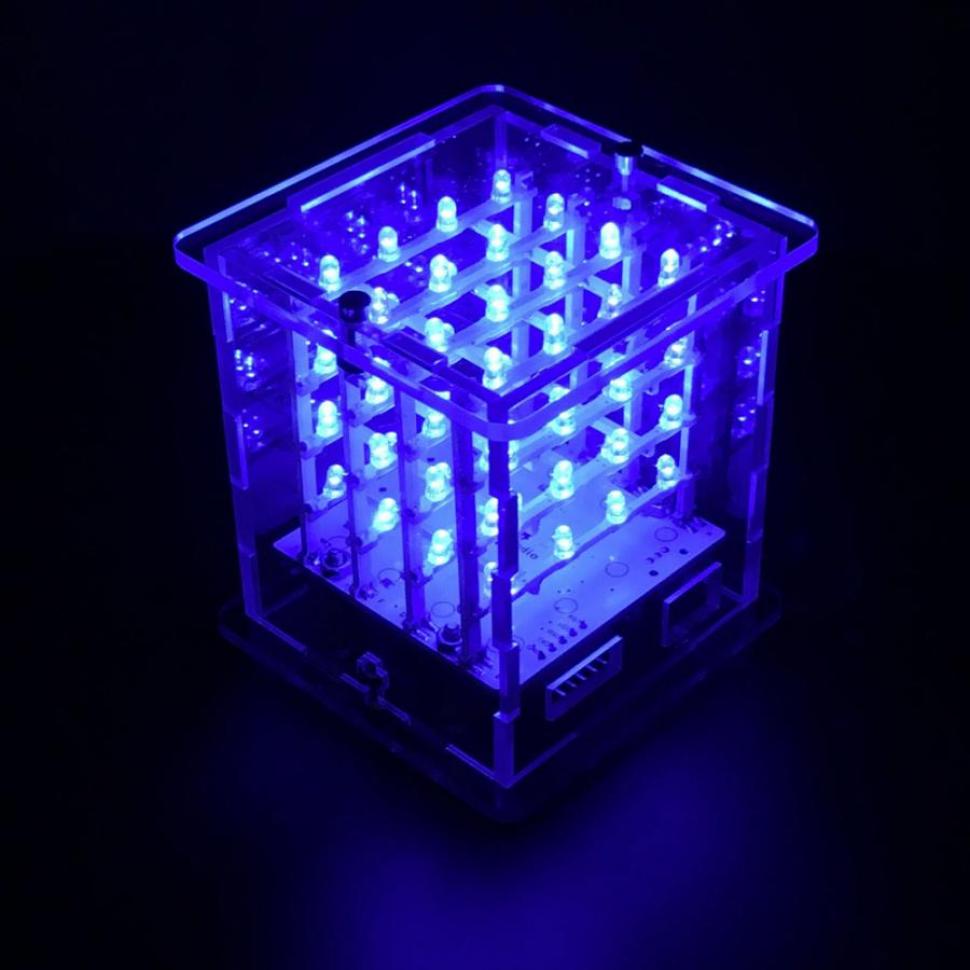 디바이스마트,오픈소스/코딩교육 > 아두이노 > 아두이노 교육용키트,keyestudio,아두이노 4X4X4 LED 큐브 키트 (블루) [KS0182],FTDI 모듈 포함 / 64개의 블루 LED 채택 / 작동 전압 : 5V / 작동 전류: 150MA