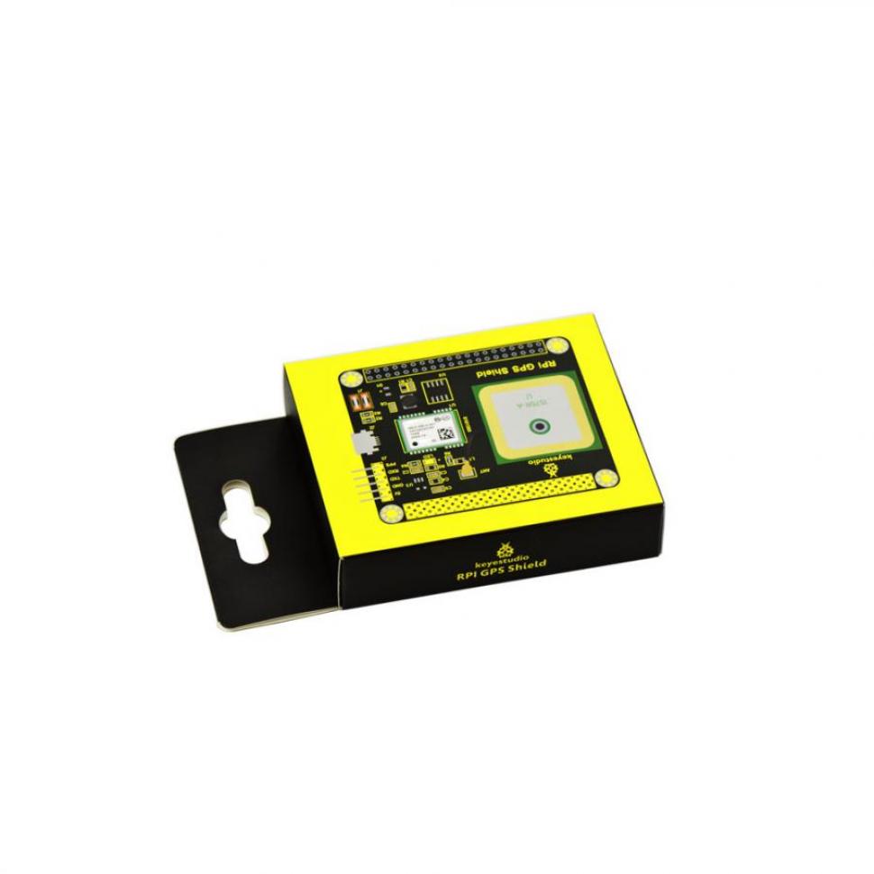 디바이스마트,오픈소스/코딩교육 > 라즈베리파이 > 라즈베리파이 확장보드/HAT,keyestudio,라즈베리파이 NEO-6M GPS 쉴드 확장 보드 [KS0216],NEO-6 u blox 6 GPS 모듈을 기반 / 능동 GPS 안테나 사용 / 자동차 내비게이션, 개인 위치 지정, 차량 관리, 내비게이션 등에 사용할 수 있습니다.