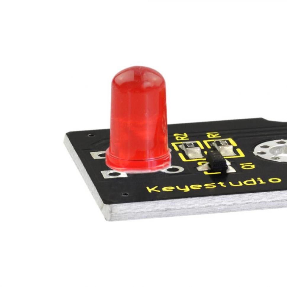 디바이스마트,오픈소스/코딩교육 > 아두이노 > 아두이노 LED/LCD모듈,keyestudio,아두이노 Piranha 초고휘도 LED 모듈 (빨간색) [KS0232],모듈 유형: 디지털 / 작동 전압: 5v / 핀간 거리: 2.54mm / 크기: 30*20mm / 무게: 3g