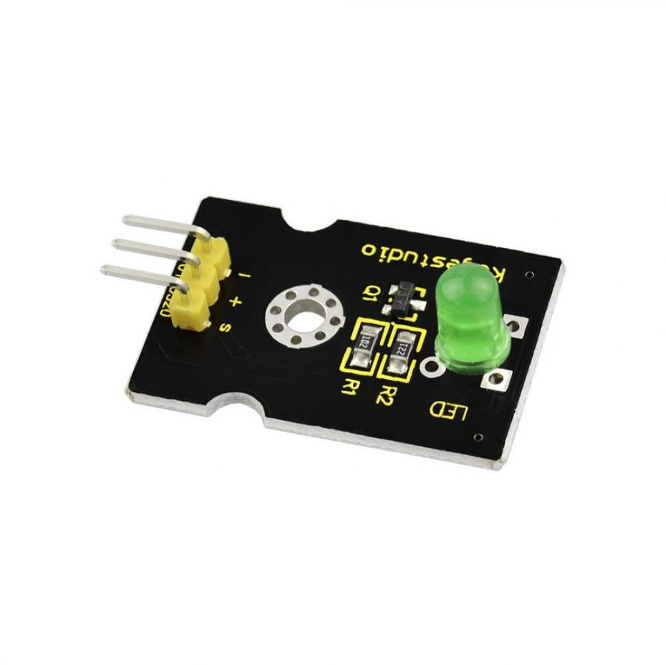 디바이스마트,오픈소스/코딩교육 > 아두이노 > 아두이노 LED/LCD모듈,keyestudio,아두이노 Piranha 초고휘도 LED 모듈 (녹색) [KS0233],모듈 유형: 디지털 / 작동 전압: 5v / 핀간 거리: 2.54mm / 크기: 30*20mm / 무게: 3g