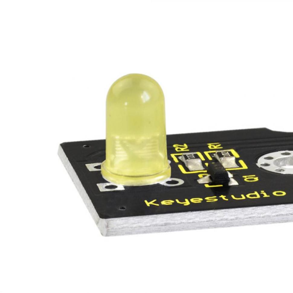 디바이스마트,오픈소스/코딩교육 > 아두이노 > 아두이노 LED/LCD모듈,keyestudio,아두이노 Piranha 초고휘도 LED 모듈 (노란색) [KS0234],모듈 유형: 디지털 / 작동 전압: 5v / 핀간 거리: 2.54mm / 크기: 35*20mm / 무게: 3g