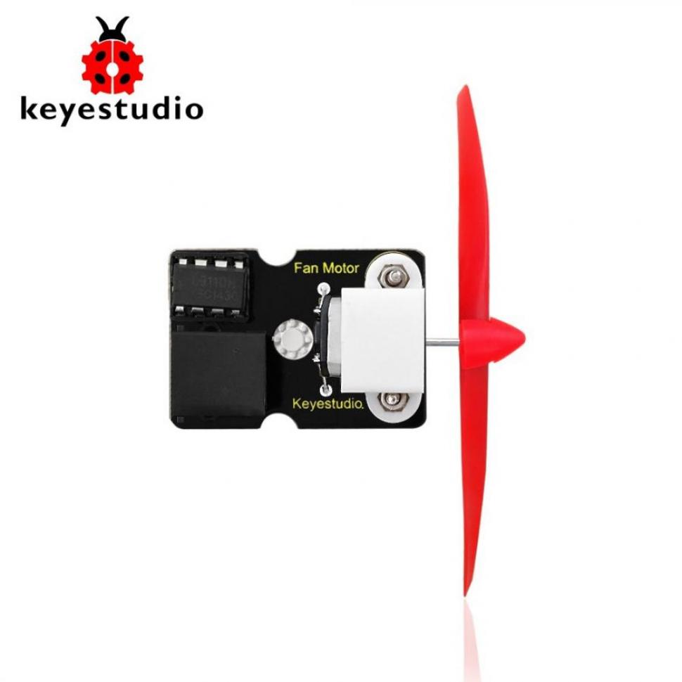 디바이스마트,오픈소스/코딩교육 > 아두이노 > 기타모듈,keyestudio,아두이노 EASY PLUG - L9110 팬 모듈 [KS0241],팬 직경: 75mm / 인터페이스: 더블 디지털 / 작동 전압: 5V / 크기(mm): 50*75*18 / 무게: 14.2g