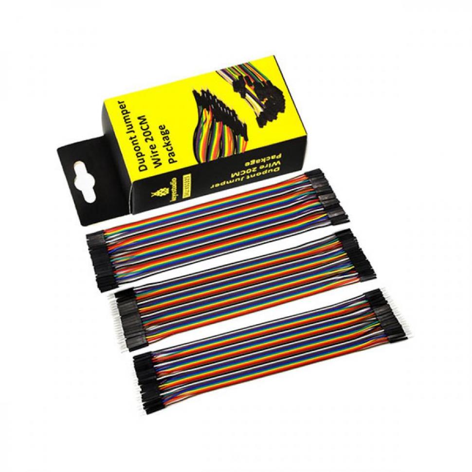 디바이스마트,오픈소스/코딩교육 > 아두이노 > 아두이노 케이스/악세사리,keyestudio,브레드보드용 점퍼 케이블 (M/F M/M F/F) 20cm 1팩 (3개입) [KS0325],1PCS x 점퍼 와이어 M/M (40핀) / 1PCS x 점퍼 와이어 M/F (40핀) /  1PCS x 점퍼 와이어 F/F (40핀)