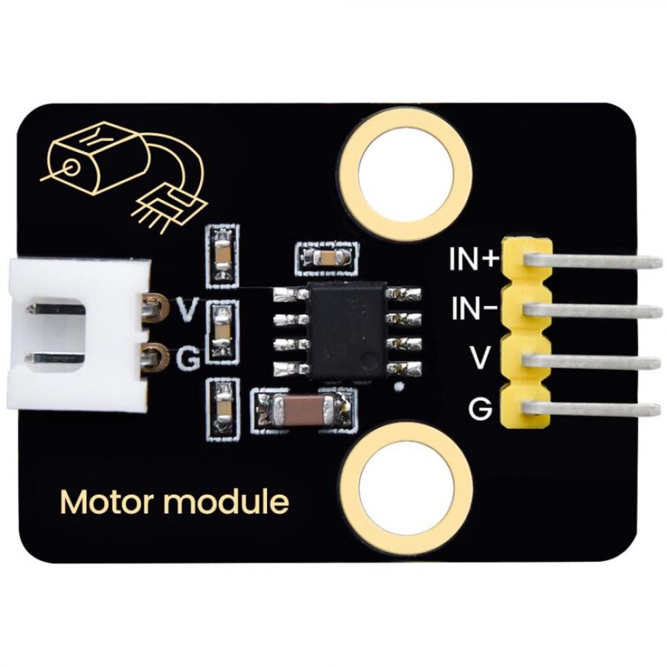 디바이스마트,오픈소스/코딩교육 > 아두이노 > 아두이노 모터/드라이버모듈,keyestudio,아두이노 HR1124S 모터 드라이버 모듈 (DC3-5V) [KS0347],제어 칩: HR1124S / 정격 전압: 1.8V-6.8V / 정격 전류: 낮은 대기 전류(0.01uA) 및 낮은 정지 작동 전류(0.2mA), 연속 출력 전류 1.2A 50°C