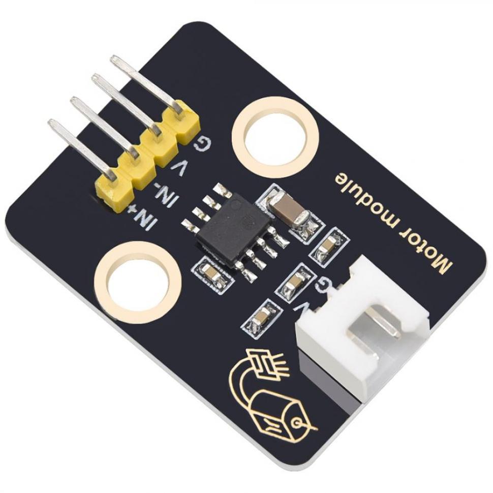 디바이스마트,오픈소스/코딩교육 > 아두이노 > 아두이노 모터/드라이버모듈,keyestudio,아두이노 HR1124S 모터 드라이버 모듈 (DC3-5V) [KS0347],제어 칩: HR1124S / 정격 전압: 1.8V-6.8V / 정격 전류: 낮은 대기 전류(0.01uA) 및 낮은 정지 작동 전류(0.2mA), 연속 출력 전류 1.2A 50°C