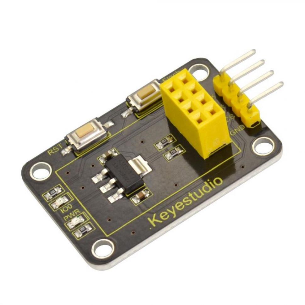 디바이스마트,오픈소스/코딩교육 > 아두이노 > 아두이노 통신모듈,keyestudio,아두이노 ESP8266 ESP-01S 시리얼 와이파이 모듈 [KS0385],작동 전압: DC 5V / 작동 전류: 최소 500mA / 크기(mm): 24*41.3*11.9 / 무게: 3.8g / 환경 속성: ROHS
