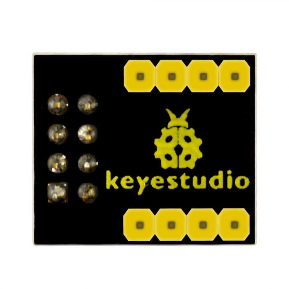 디바이스마트,오픈소스/코딩교육 > 아두이노 > 아두이노 호환보드,keyestudio,아두이노 ESP8266 ESP-01S 와이파이 어댑터 보드 [KS0386],브레드보드와 호환되는 ESP-01S WiFi 모듈용 확장 보드입니다. / 작동 전압: DC 5V / 작동 전류: 최소 500mA / 통신 전압: 3.3V / 환경 속성: ROHS