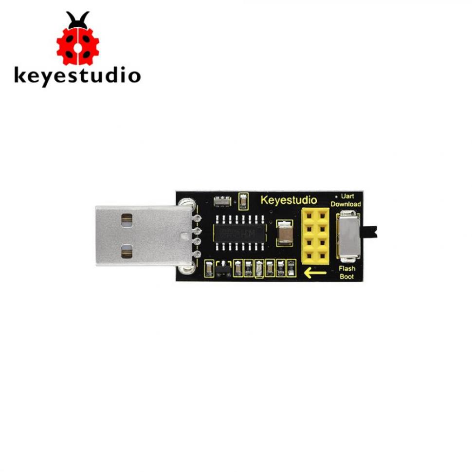 디바이스마트,오픈소스/코딩교육 > 아두이노 > 아두이노 통신모듈,keyestudio,아두이노 ESP8266 ESP-01 WiFi 모듈 USB 어댑터 [KS0388],작동 전압: DC 5V / 작동 전류: 최소 500mA / 통신 전압: 3.3V / 환경 속성: ROHS