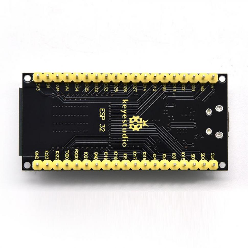 디바이스마트,오픈소스/코딩교육 > 아두이노 > 아두이노 호환보드,keyestudio,아두이노 ESP32-WROOM-32D 개발보드 (Wi-Fi+BT+BLE MCU) [KS0413],ESP-WROOM-32 모듈을 기반으로 하는 미니 개발 보드입니다. / 마이크로컨트롤러: ESP-WROOM-32 모듈 / USB to Serial 포트 칩: CP2102-GMR