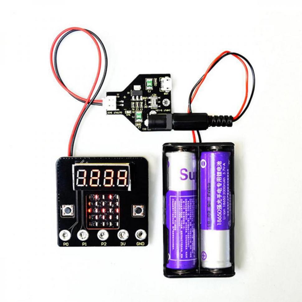 디바이스마트,오픈소스/코딩교육 > Micro:Bit > 마이크로비트 확장/변환보드,keyestudio,마이크로비트 전원 어댑터 보드 [KS0484],DC 입력 전압: DC 5-10V / 최대 전력: 3W / 작동 온도: -20℃ --60℃ / 크기(mm): 37.5*33.4 / 환경 속성: ROHS